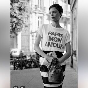 Sezane Paris Mon Amour Tee S